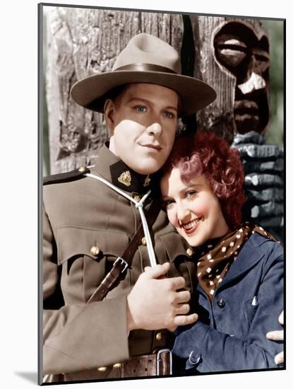 ROSE MARIE, from left: Nelson Eddy, Jeanette MacDonald, 1936-null-Mounted Photo