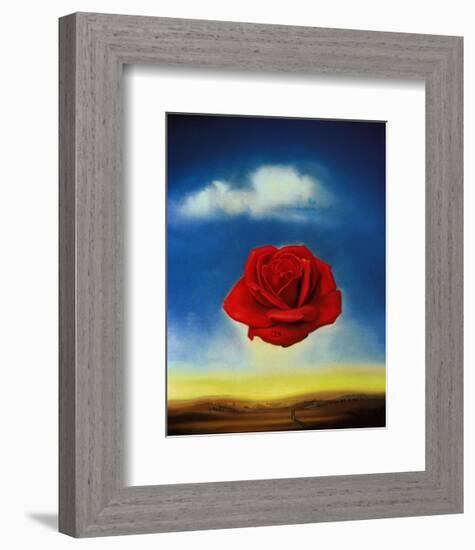 Rose Meditative, c.1958-Salvador Dalí-Framed Art Print