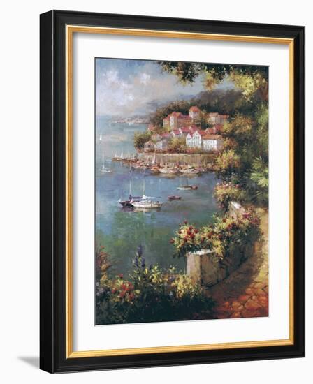 Rose Path-Peter Bell-Framed Art Print