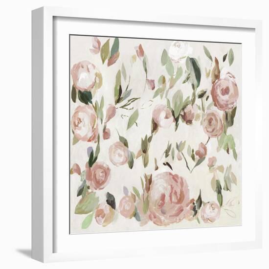 Rose Pearls-Asia Jensen-Framed Art Print