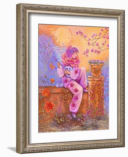 Rose Pierrot Fairy-Judy Mastrangelo-Framed Giclee Print