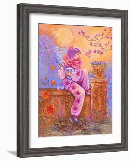 Rose Pierrot Fairy-Judy Mastrangelo-Framed Giclee Print