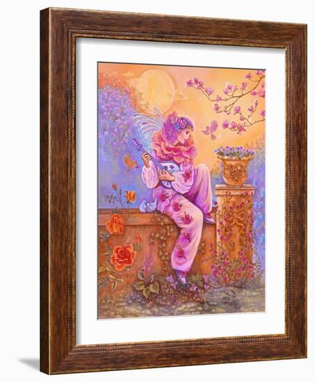 Rose Pierrot Fairy-Judy Mastrangelo-Framed Giclee Print