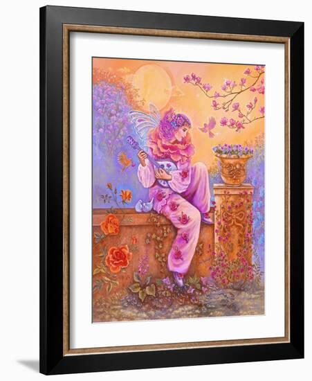 Rose Pierrot Fairy-Judy Mastrangelo-Framed Giclee Print