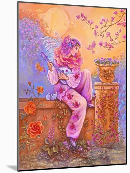 Rose Pierrot Fairy-Judy Mastrangelo-Mounted Giclee Print