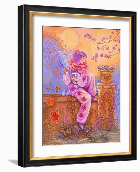 Rose Pierrot Fairy-Judy Mastrangelo-Framed Giclee Print