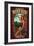 Rose Red Amber Ale Pinup Girl-Lantern Press-Framed Premium Giclee Print