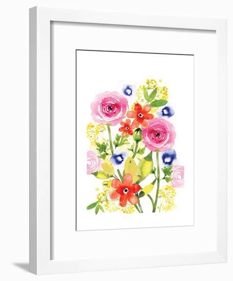 Rose Rhapsody I-Sara Berrenson-Framed Art Print