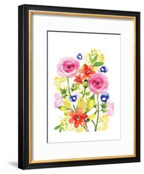 Rose Rhapsody I-Sara Berrenson-Framed Art Print