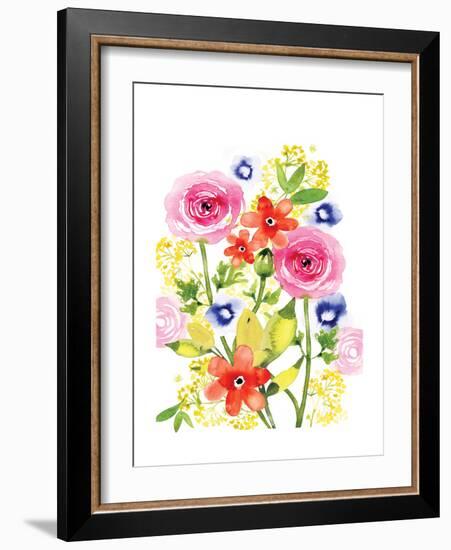 Rose Rhapsody I-Sara Berrenson-Framed Art Print