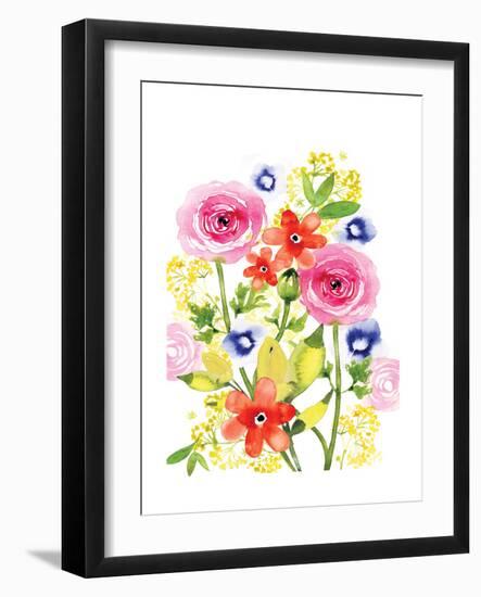 Rose Rhapsody I-Sara Berrenson-Framed Art Print