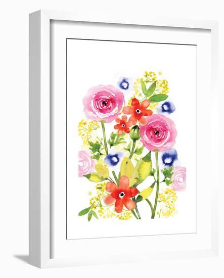 Rose Rhapsody I-Sara Berrenson-Framed Art Print