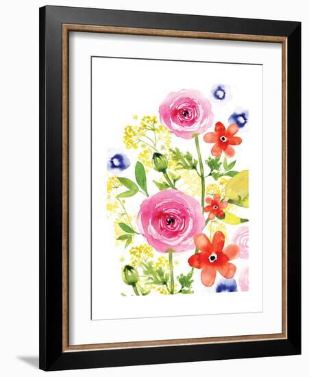 Rose Rhapsody II-Sara Berrenson-Framed Art Print