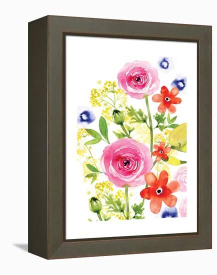 Rose Rhapsody II-Sara Berrenson-Framed Stretched Canvas