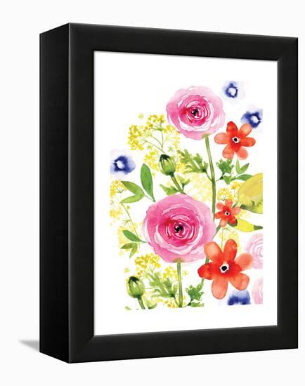 Rose Rhapsody II-Sara Berrenson-Framed Stretched Canvas