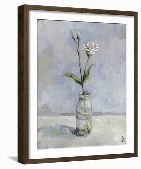 Rose Stem Study-Steven Johnson-Framed Giclee Print