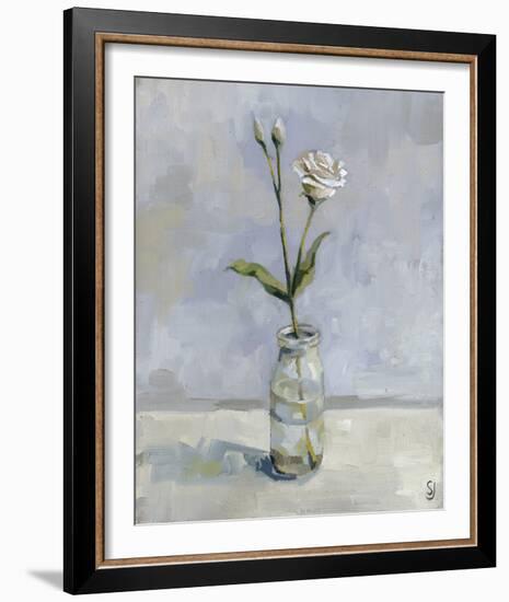 Rose Stem Study-Steven Johnson-Framed Giclee Print