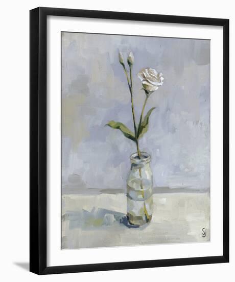 Rose Stem Study-Steven Johnson-Framed Giclee Print