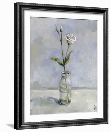 Rose Stem Study-Steven Johnson-Framed Giclee Print