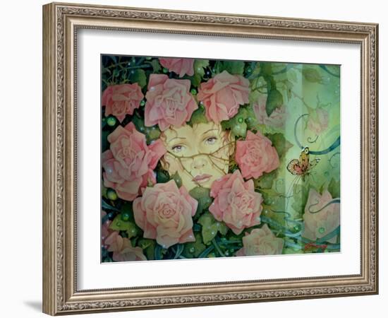 Rose Tinted-Linda Ravenscroft-Framed Giclee Print