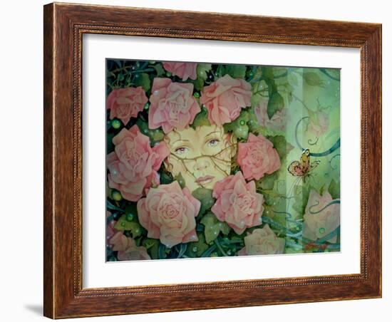 Rose Tinted-Linda Ravenscroft-Framed Giclee Print