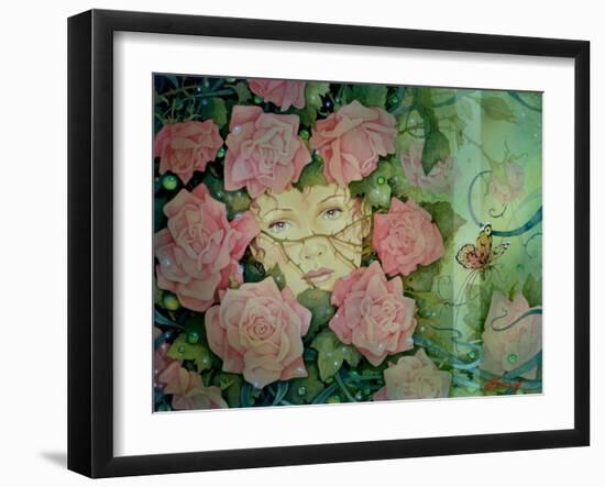 Rose Tinted-Linda Ravenscroft-Framed Giclee Print