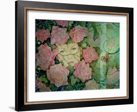 Rose Tinted-Linda Ravenscroft-Framed Giclee Print