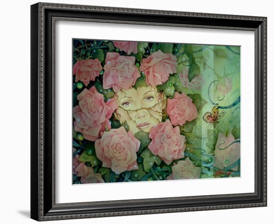 Rose Tinted-Linda Ravenscroft-Framed Giclee Print