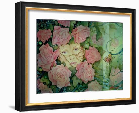 Rose Tinted-Linda Ravenscroft-Framed Giclee Print