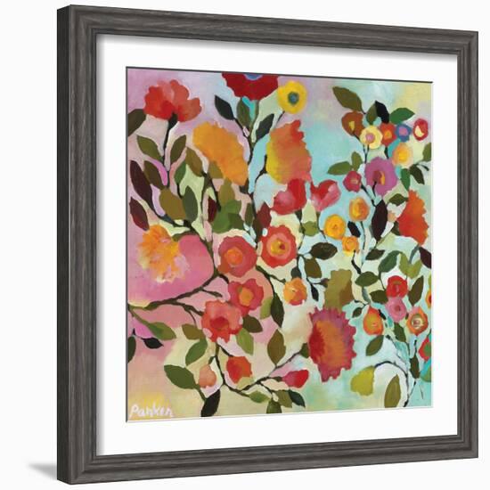 Rose Trellis-Kim Parker-Framed Giclee Print