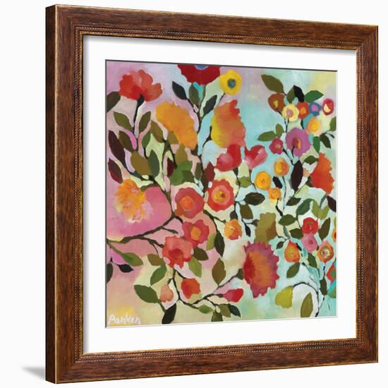 Rose Trellis-Kim Parker-Framed Giclee Print