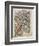 Rose' Wallpaper Design (Pencil and W/C on Paper)-William Morris-Framed Giclee Print