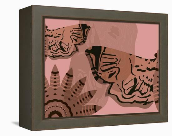 Rose Wine Blush-Belen Mena-Framed Premier Image Canvas