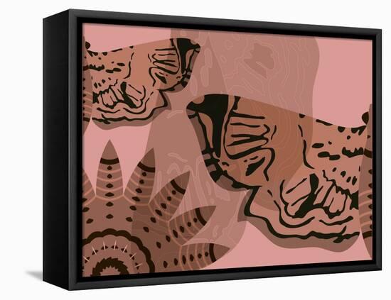 Rose Wine Blush-Belen Mena-Framed Premier Image Canvas