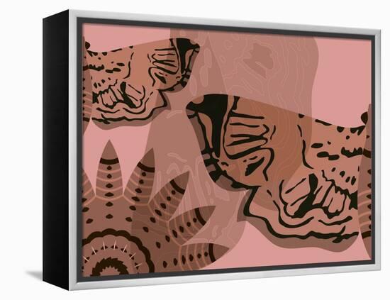 Rose Wine Blush-Belen Mena-Framed Premier Image Canvas