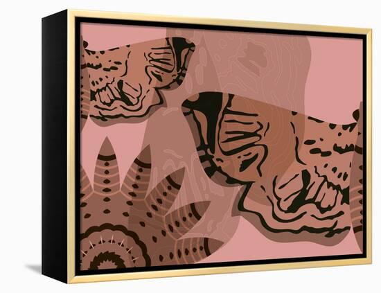 Rose Wine Blush-Belen Mena-Framed Premier Image Canvas