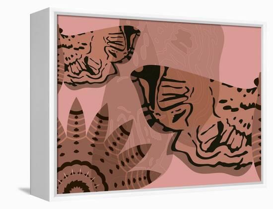 Rose Wine Blush-Belen Mena-Framed Premier Image Canvas