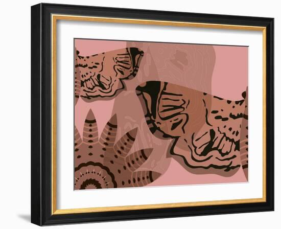 Rose Wine Blush-Belen Mena-Framed Giclee Print