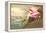 Roseate Spoonbill-John James Audubon-Framed Stretched Canvas