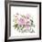 Rosebud Watercolor II-Victoria Borges-Framed Art Print