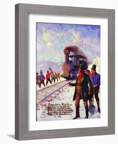 Roseby's Rock-Herbert Stitt-Framed Giclee Print