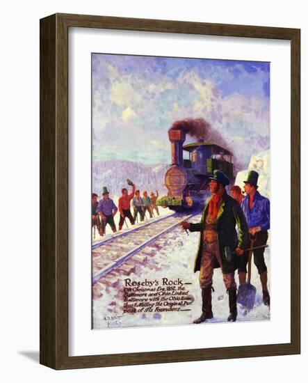 Roseby's Rock-Herbert Stitt-Framed Giclee Print