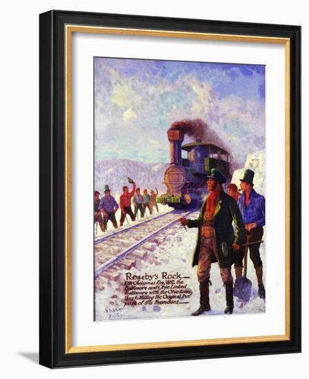 Roseby's Rock-Herbert Stitt-Framed Giclee Print