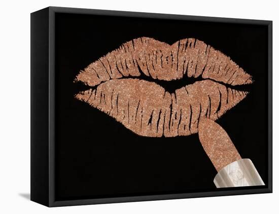 Rosegold Kiss-Tina Lavoie-Framed Premier Image Canvas