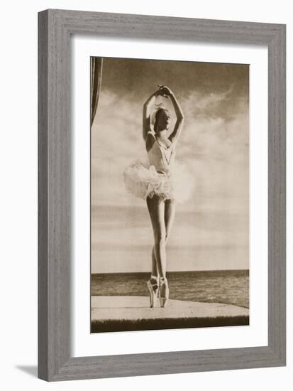 Rosella Hightower in Swan Lake, from 'Grand Ballet De Monte-Carlo', 1949 (Photogravure)-French Photographer-Framed Giclee Print