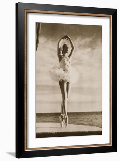 Rosella Hightower in Swan Lake, from 'Grand Ballet De Monte-Carlo', 1949 (Photogravure)-French Photographer-Framed Giclee Print