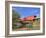 Roseman Covered Bridge Spans Middle River, Built in 1883, Madison County, Iowa, Usa-Jamie & Judy Wild-Framed Photographic Print