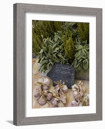 Rosemary and Garlic, Moustiers-Sainte-Marie, Provence, France-Sergio Pitamitz-Framed Photographic Print