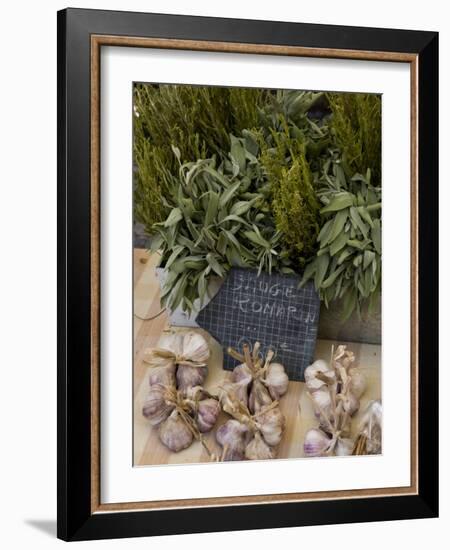 Rosemary and Garlic, Moustiers-Sainte-Marie, Provence, France-Sergio Pitamitz-Framed Photographic Print