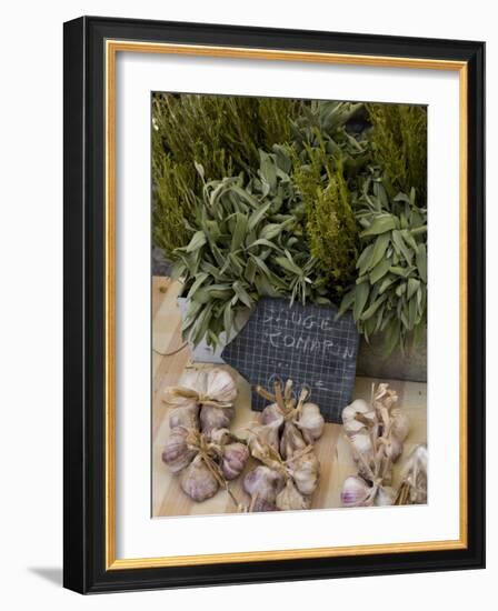 Rosemary and Garlic, Moustiers-Sainte-Marie, Provence, France-Sergio Pitamitz-Framed Photographic Print